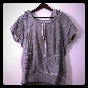 American eagle short sleeve hoodie
